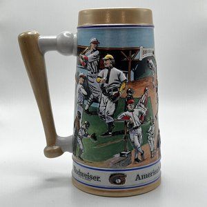 Budweiser Sports Series Americas Favorite Pastime Baseball Stein Mug 49895 MLB